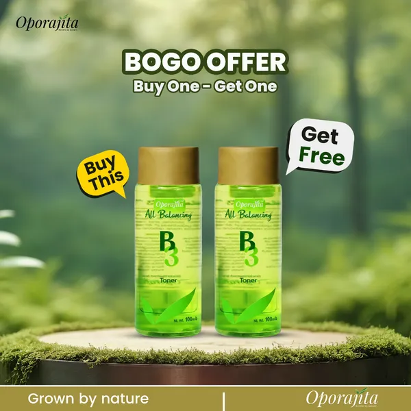 Buy Oporajita All Balancing B3 Toner 100ml , Get Oporajita All Balancing B3 Toner 100ml (BOGO)